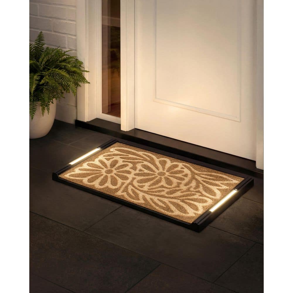 BriteStep Long Hand 32.5 in. x 18.5 in. Pressure-Activated, Wireless, Auto Shut-Off, Indoor/Outdoor LED Door Mat price history on PriceWatchPro