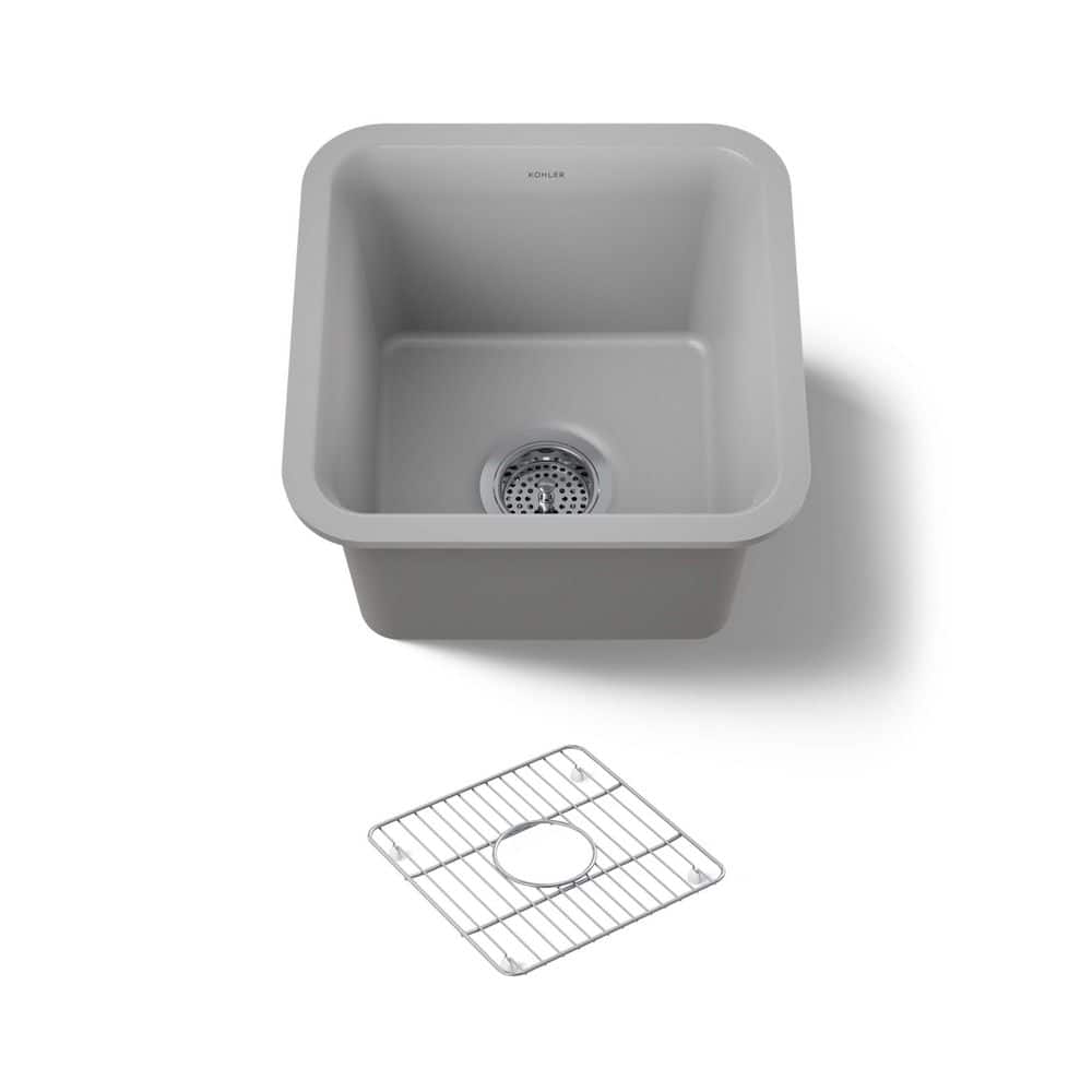 Cairn Matte Gray Granite Composite 14 in. Undermount Bar Sink price history on PriceWatchPro