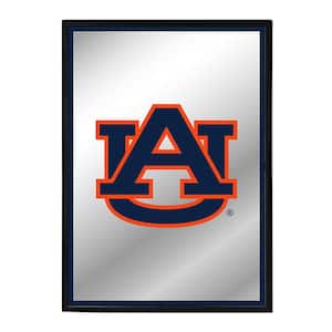 19 in. x 28 in. Auburn Tigers Logo Framed Mirrored Decorative Sign