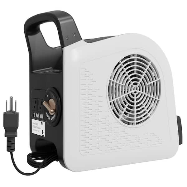 130W 325 CFM High Velocity Blower Fan, Portable Air Mover Floor Fan with 185° Rotation for Drying Cooling Ventilating