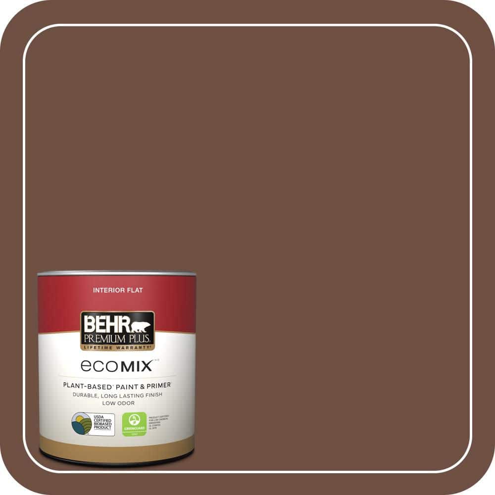 1 qt. #PPU3-19 Moroccan Henna Flat EcoMix Plant-Based Interior Paint & Primer price history on PriceWatchPro