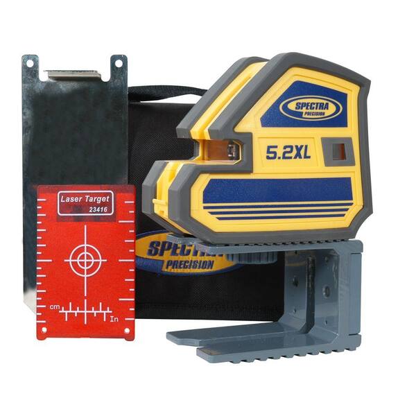 Spectra Precision Multi-Purpose Self-Leveling 5 Point and Cross Line Laser Level