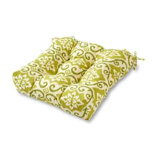 Shoreham Ikat Square Tufted Outdoor Seat Cushion