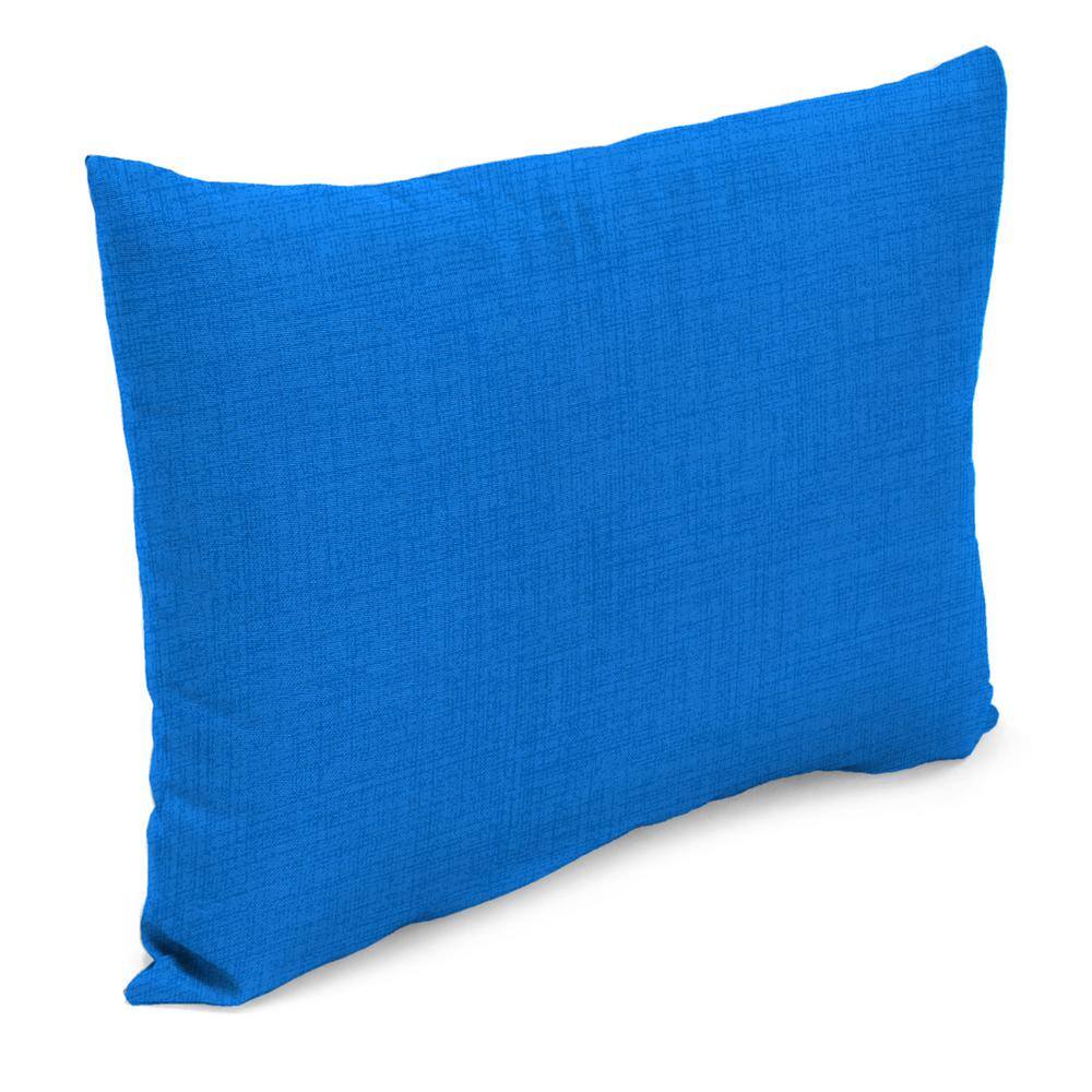 Celosia Princess Blue Rectangular Outdoor Lumbar Pillow Set