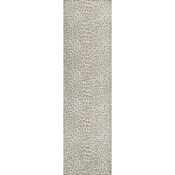 Safari Beige 2 ft. 3 in. x 7 ft. 6 in. Indoor/Outdoor Washable Indoor/Outdoor Washable Rug