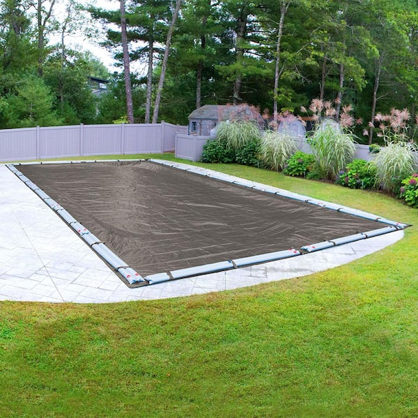 12-Year 20 ft. x 45 ft. Rectangle In-Ground Pool Winter Cover