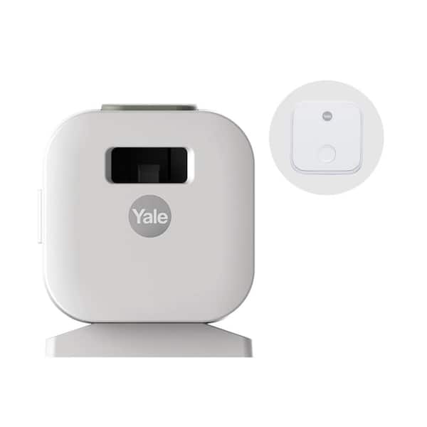 Yale 1.6 in. White Smart Cabinet Lock with Bluetooth and Wi-Fi