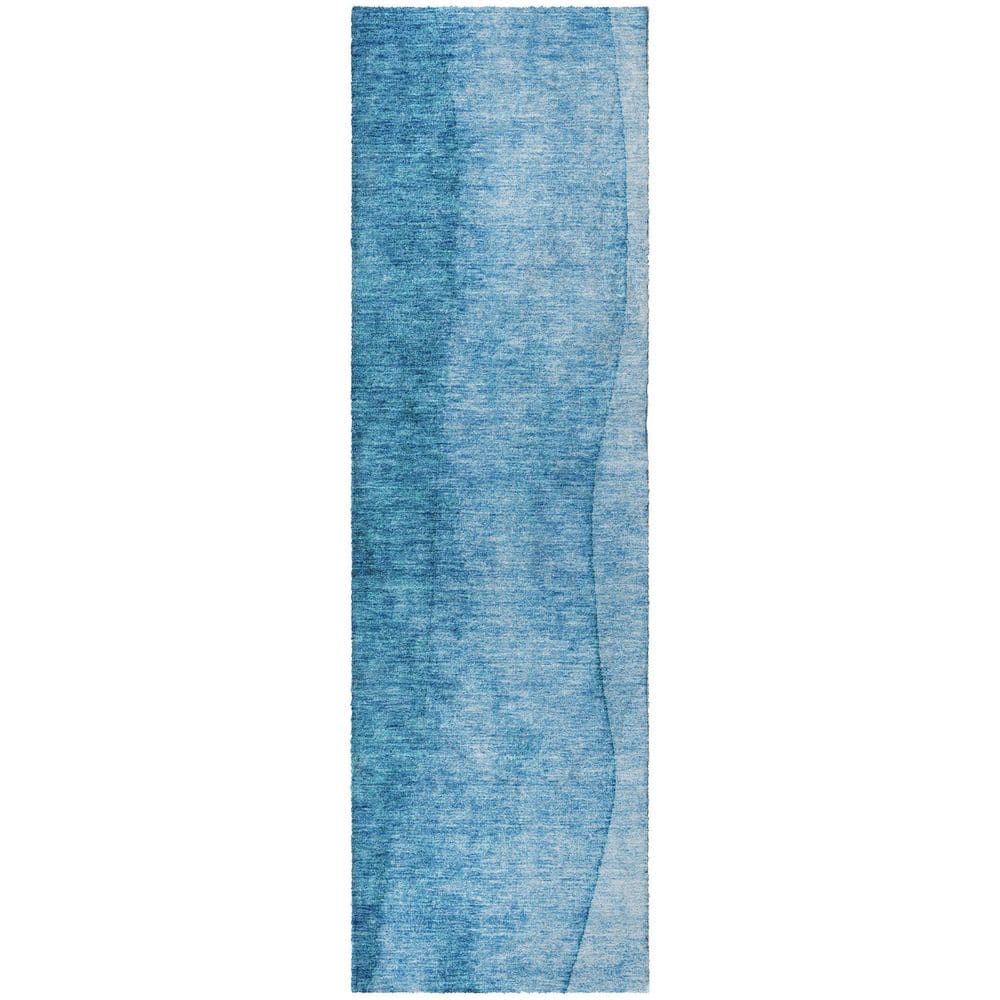Dream Shag Premium Machine Washable Abstract ADS625 Teal 2 ft. x 7 ft. Runner Rug price history on PriceWatchPro