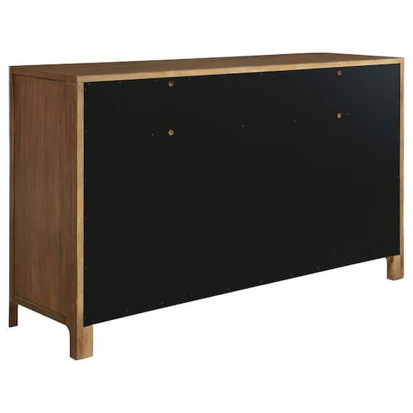 Coaster Maderia Walnut 8-drawer 70 in. Dresser Cabinet 223323