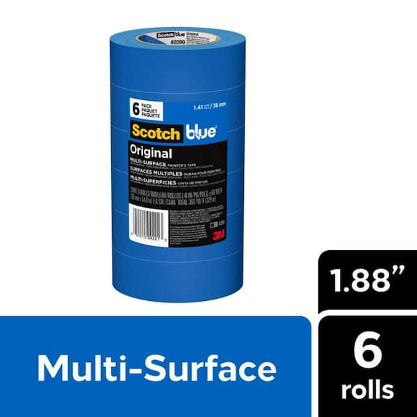 ScotchBlue Original Multi-Surface 6-Pack 1.88-in x 60 Yard(s