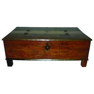 Danielle 50 in. Natural 20 in. Rectangle Wood Coffee Table