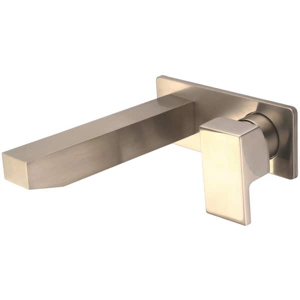 Pioneer Faucets 3MO800-BN Single-Handle Wall Mount Vessel Filler/Roman Tub Faucet in Brushed Nickel