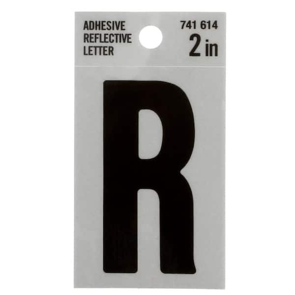 Everbilt 2 in. Vinyl Reflective Letter R