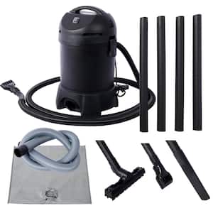 1400W Black Continuous Intermittent Cycle Garden Water Cleansweep Pond Vacuum Cleaner with Vacuum Kit, Collection Bag