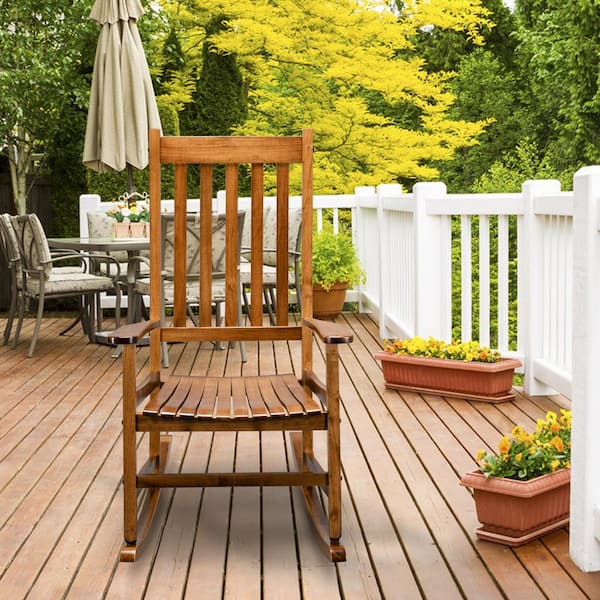 Refinish outdoor rocking chair hot sale