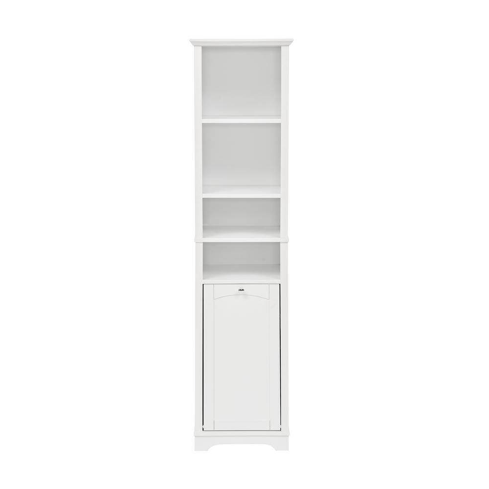 15 in. W x 14 in. D x 64 in. H White Linen Cabinet price history on PriceWatchPro