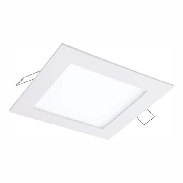 HALO SMD-DM 4 in. Square 3000K Remodel Canless Recessed Integrated LED Kit