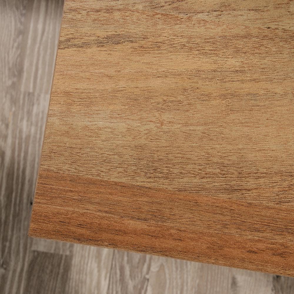 Sindoori Mango Double 6-Drawer Dresser with Herringbone Pattern