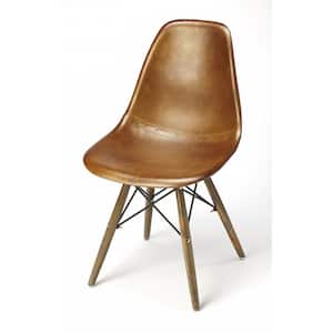 Bernadette Medium Brown Wood Side Chair