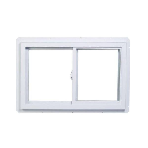 American Craftsman 60 in. x 47 in. 70 Series Right Hand Sliding White Vinyl Window with Nailing Flange