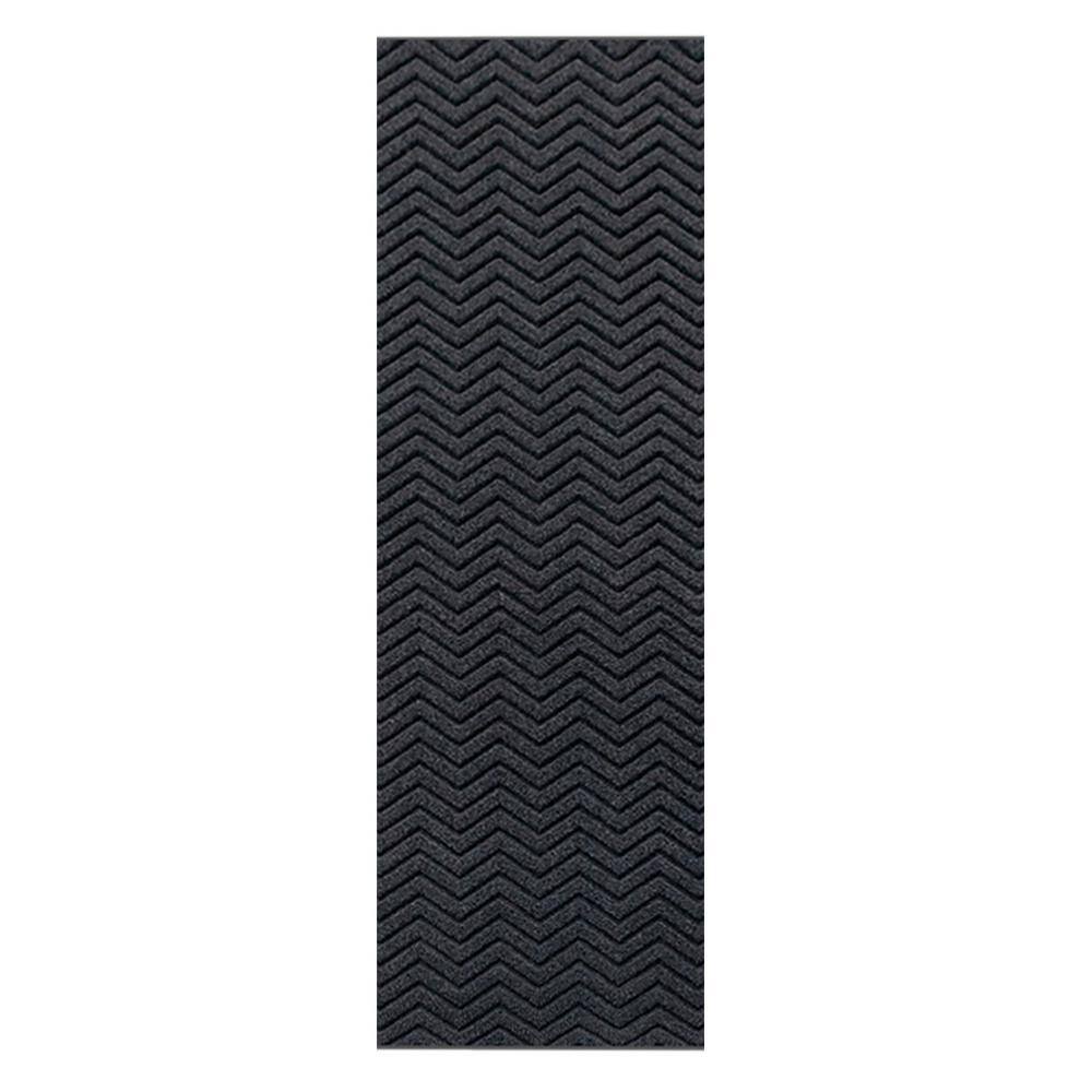 LITA Wavy Striped Gray 2 ft. x 5 ft. Runner Rug LT-M3-G-2X5FT - The ...