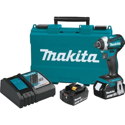 18V LXT Lithium-Ion Brushless Cordless Quick-Shift Mode 3-Speed Impact Driver with (2) Batteries 5.0Ah, Hard Case
