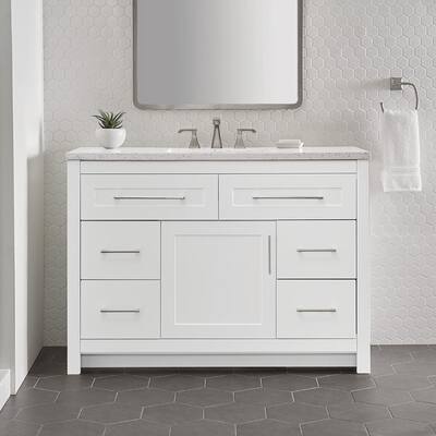 48 Inch Vanities - Bathroom Vanities With Tops - Bathroom Vanities - The Home Depot