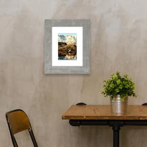 8x10/5x7 Gray Matted Picture Frame