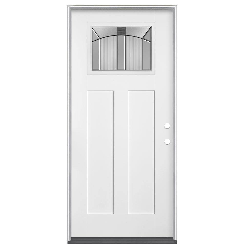 Masonite MProtect 36 in. x 80 in. Craftsman LeftHand Double Water