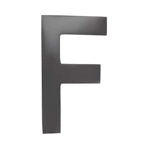 4 in. Dark Aged Copper Letter F Floating House