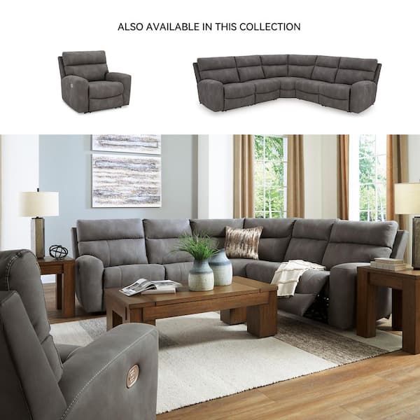 Signature DESIGN BY ASHLEY Next-Gen Durapella Gray Faux Leather
