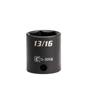 3/8 in. Drive 13/16 in. 6-Point SAE Shallow Impact Socket