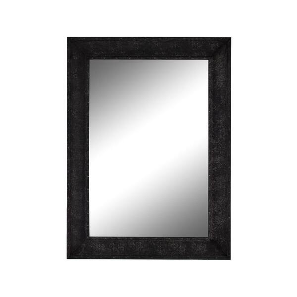 Hitchcock Butterfield Flat Iron 31.25 in. x 67.25 in. Industrial Rectangle Framed Black Full-Length Decorative Mirror