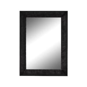 Flat Iron 28.25 in. x 72.25 in. Industrial Rectangle Framed Black Full-Length Decorative Mirror
