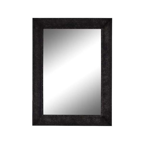 Hitchcock Butterfield Flat Iron 41.25 in. x 82.25 in. Industrial Rectangle Framed Black Full-Length Decorative Mirror