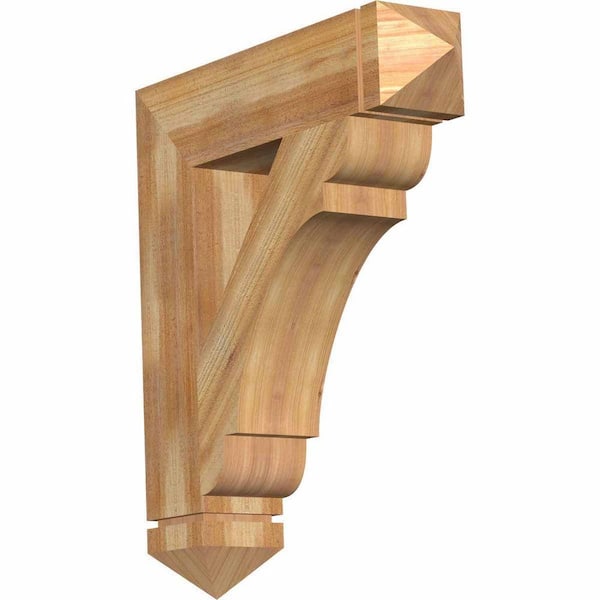 Ekena Millwork 6 in. x 32 in. x 28 in. Western Red Cedar Olympic Arts and Crafts Rough Sawn