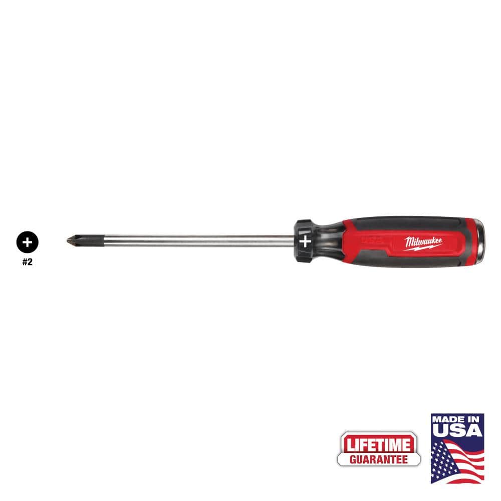 Milwaukee #2 Phillips 6 in. Demolition Screwdriver with Cushion