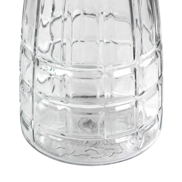 GIBSON HOME Jewelite Glass 1.7 qt. s Pitcher and Tumbler Set 985116953M -  The Home Depot