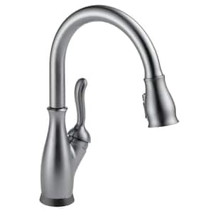 Leland VoiceIQ Touch2O with Touchless Technology Single Handle Pull Down Sprayer Kitchen Faucet in Arctic Stainless