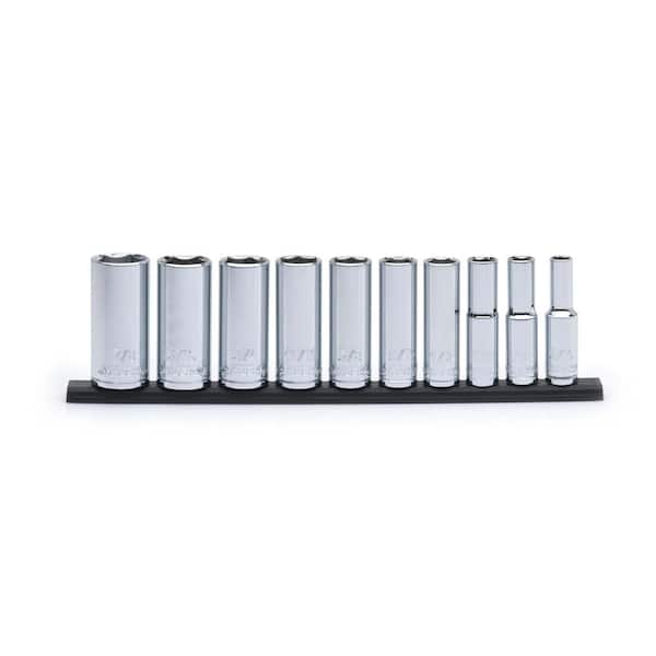 Husky 3/8 in. Drive Deep SAE Socket Set (10-Piece)