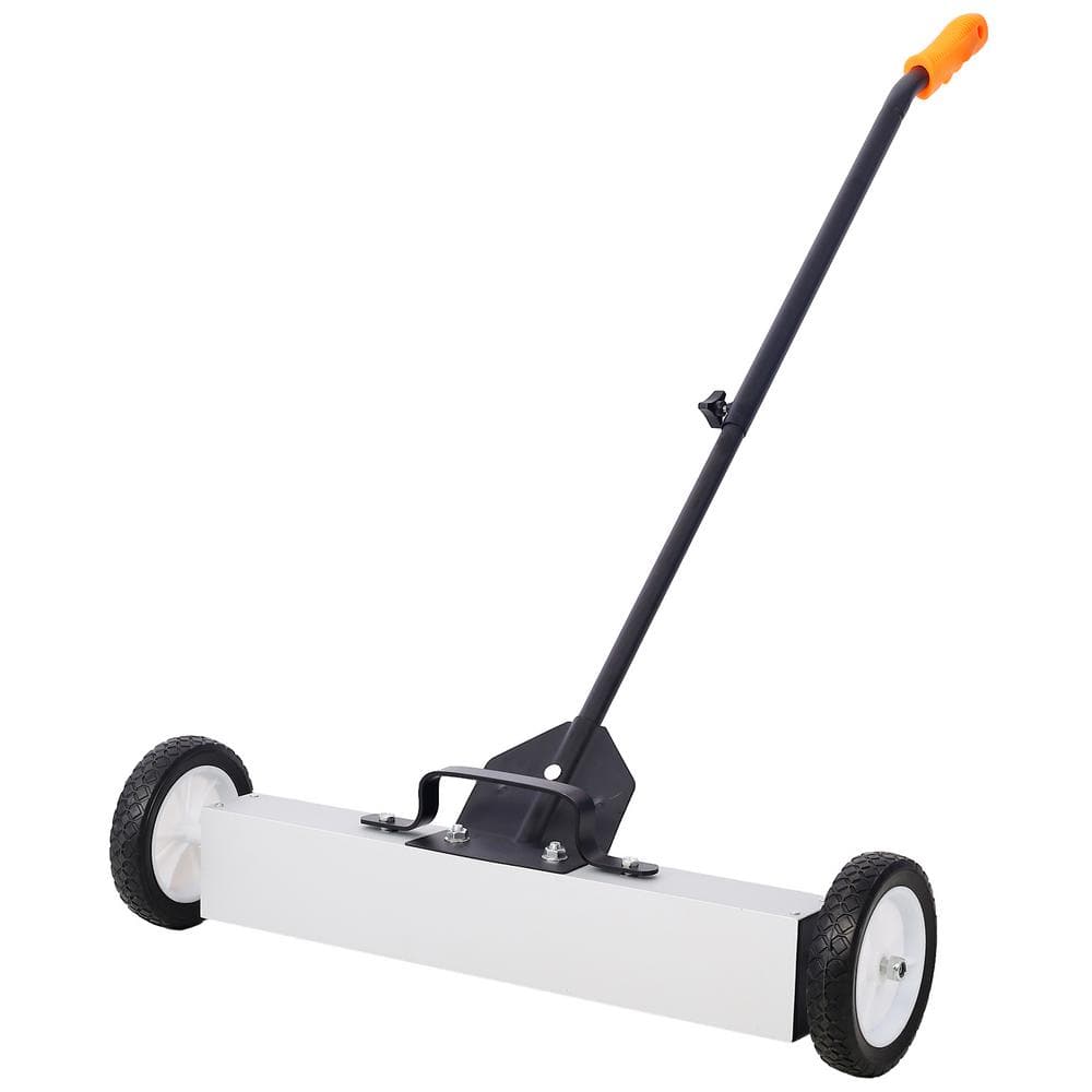 30 lb. Capacity 24 in. Heavy Duty Rolling Magnetic Pick-Up Sweeper with Release, for Nails Needles Screws Collection price history on PriceWatchPro
