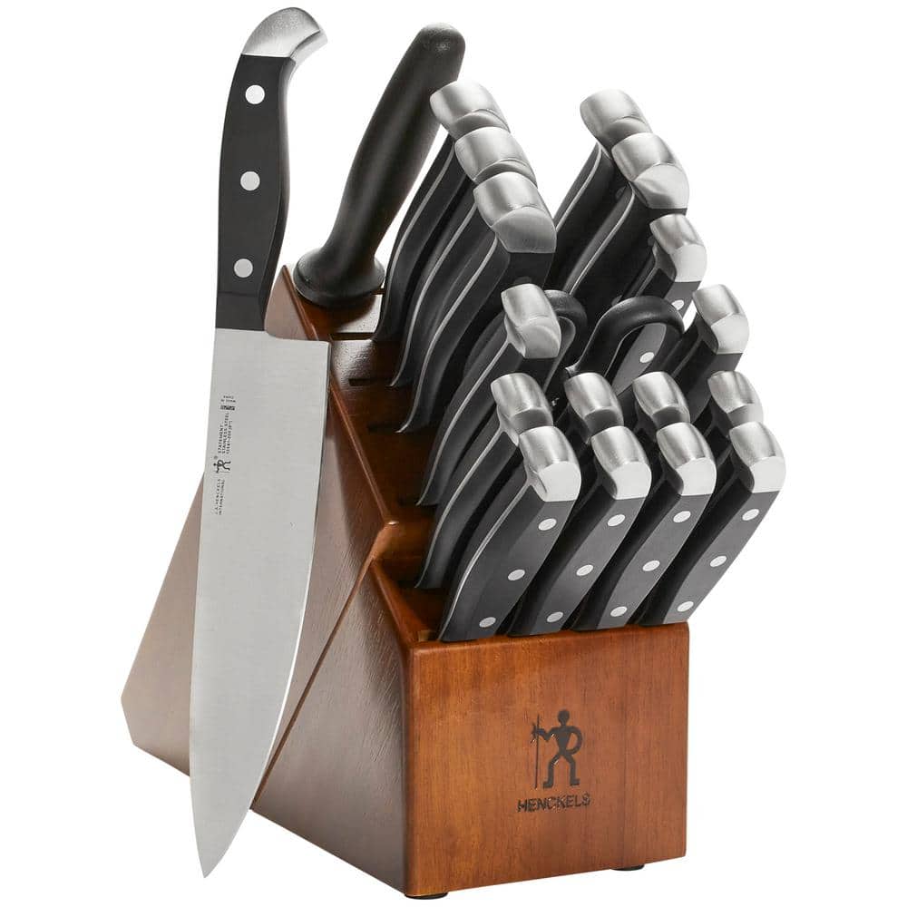 HENCKELS HENCKELS Statement 20-Piece Knife Block Set - Dark Brown