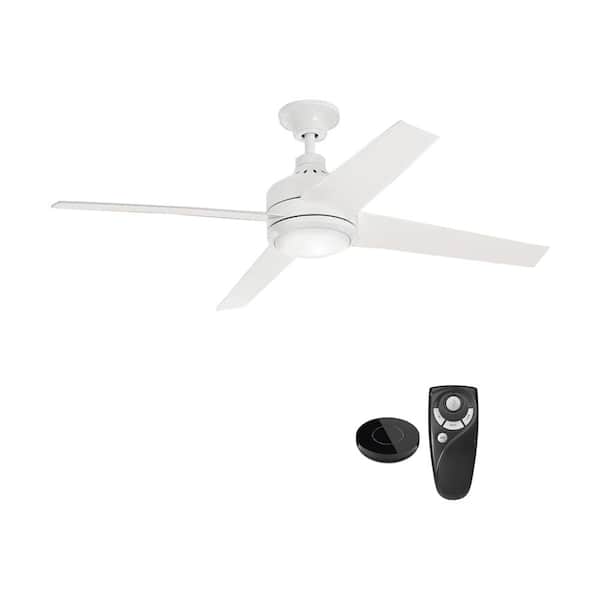 Integrated LED Indoor Ceiling Fan Home Decorators Collection Mercer 52 in 