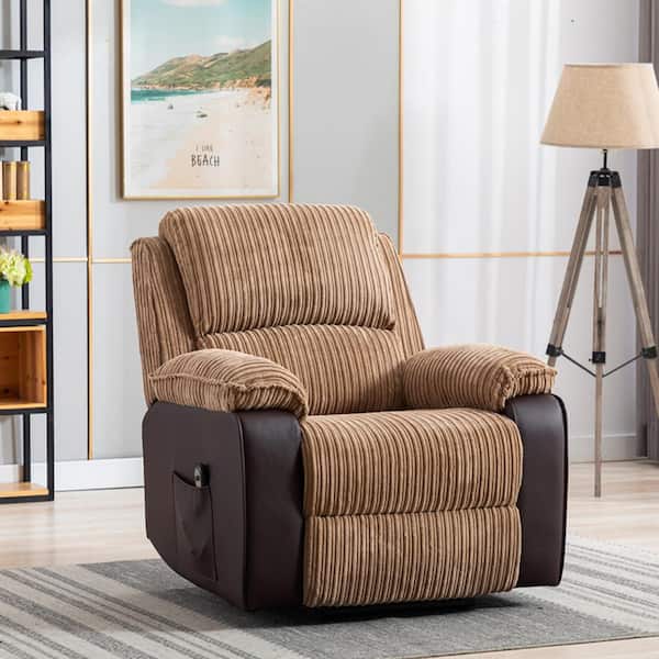 Dropship JST Rocking Recliner Chair For Living Room, Adjustable Modern  Recliner Chair, Recliner Sofa With Lumbar Support, Classic And Traditional  Recliner Chair With Comfortable Arm And Back Sofa (Linen Brown) to Sell