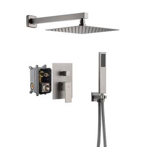 Square - Dual Shower Heads - Shower Heads - The Home Depot