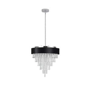 5-Light Modern Crystal Chandelier for Living-Room Round Cristal Lamp Luxury Home Decor Light Fixture