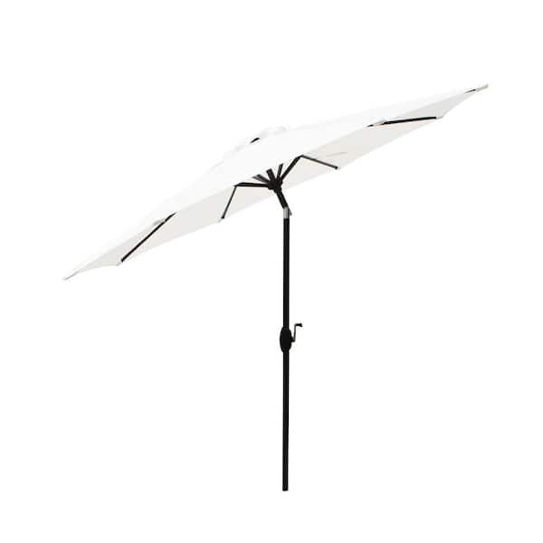 Bond 9 ft. Aluminum Market Patio Umbrella in Simply White