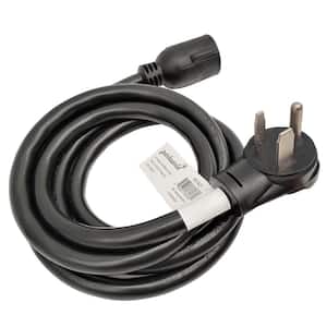 8 ft. 10/3 3-Wire 50 Amp 3-Prong NEMA 6-50P Plug to 30 Amp Locking L6-30R Receptacle Welder Adapter Cord