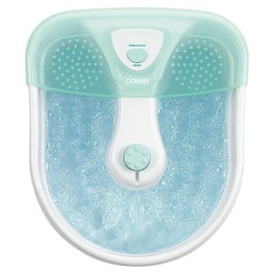 Body Benefits Heated Bubbling Foot Spa Massager in Mint