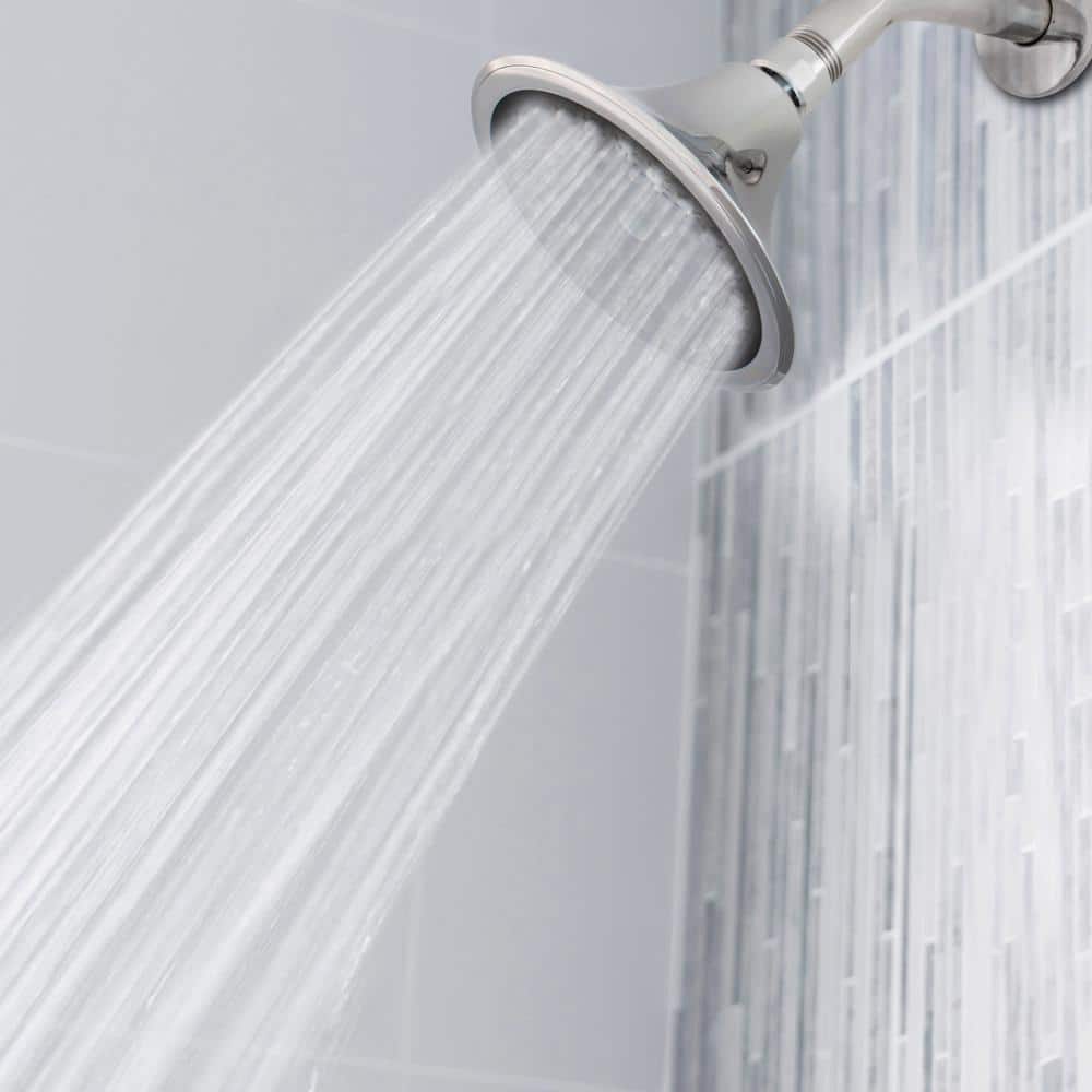 Chrome Adjustable Wall Mounted Medium Shower Head